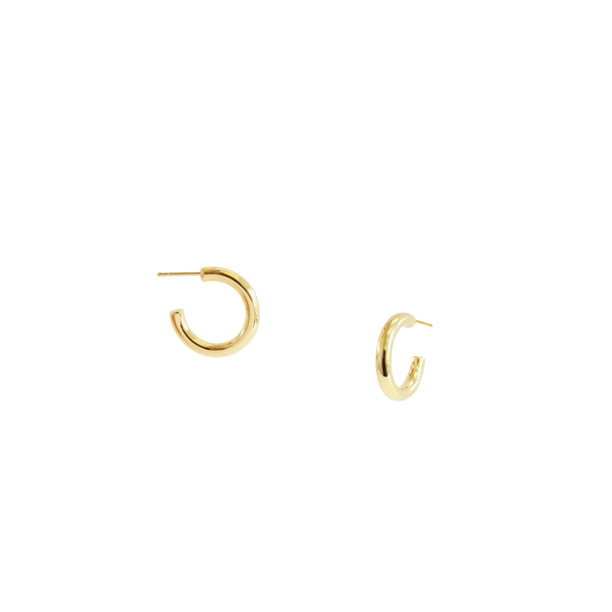 TINY POISE HUGGIE HOOPS - GOLD - SHIP NOV 1st - SO PRETTY CARA COTTER