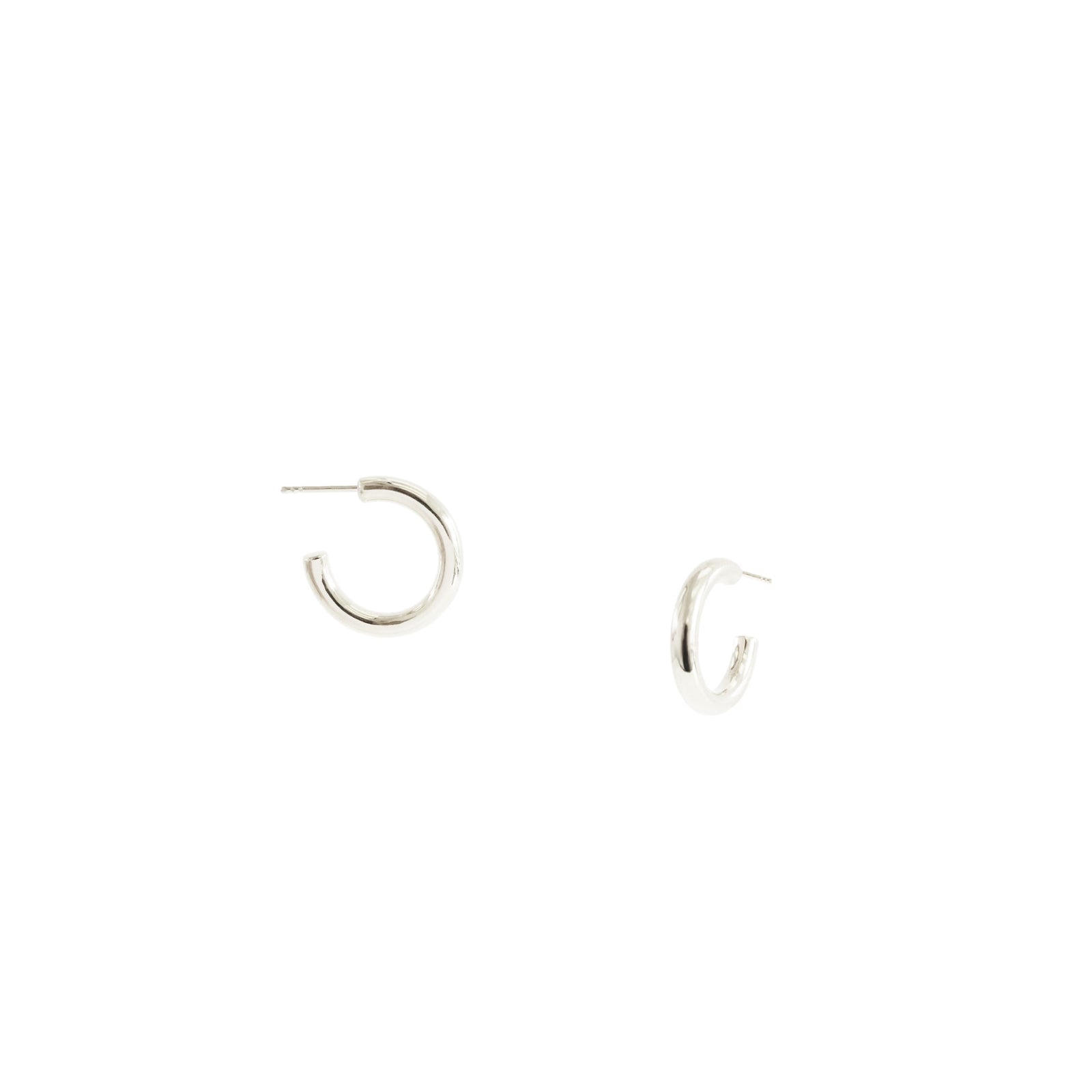 TINY POISE HUGGIE HOOPS - SILVER- SHIP NOV 1st - SO PRETTY CARA COTTER