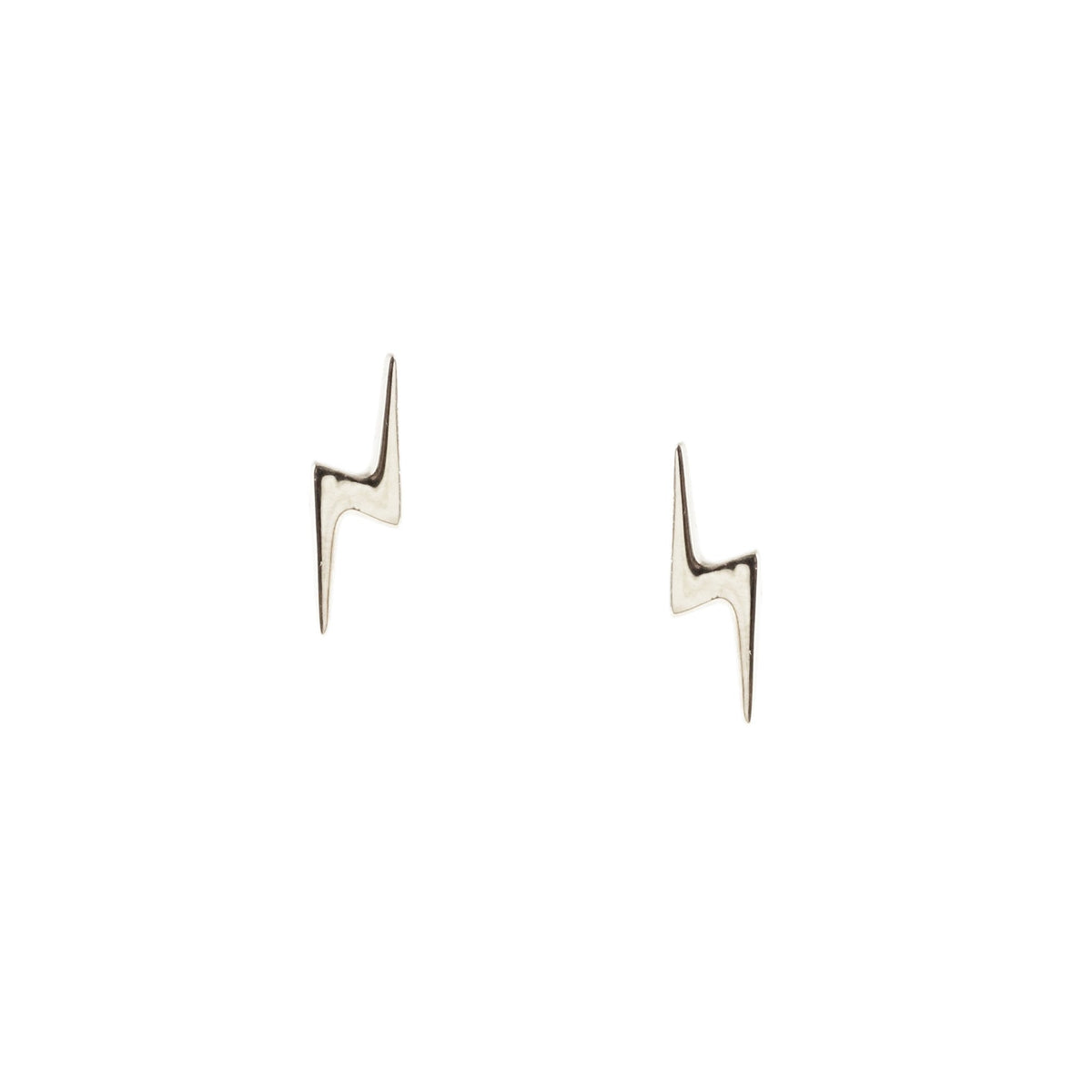 TINY POISE LIGHTNING STUDS - SILVER - SO PRETTY CARA COTTER
