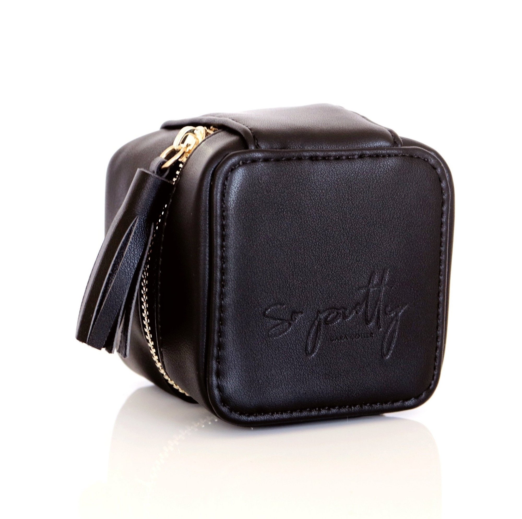 Wanderlust Daily Jewelry Bag - Black - SO PRETTY CARA COTTER